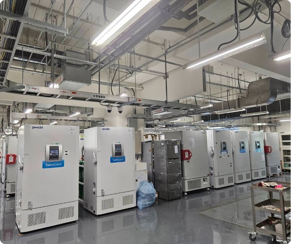 Hình ảnh kho lưu trữ tế bào lớn nhất châu Á - Biobank Đài Loan