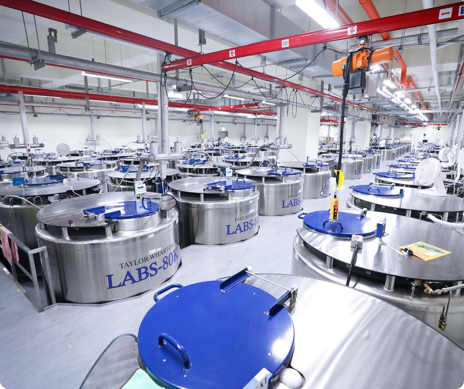 Hình ảnh kho lưu trữ tế bào lớn nhất châu Á - Biobank Đài Loan